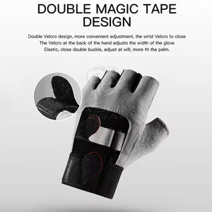 Guantes de fitness con costuras duraderas y material interior suave para levantamiento de pesas, entrenamiento en el gimnasio y rendimiento en el ejercicio. - Product Image 6