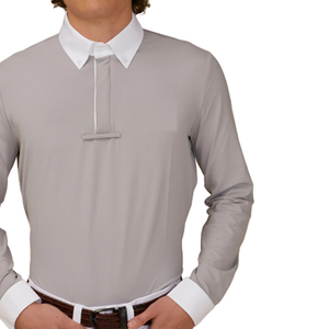 Camisa de Montar a Caballo de Verano Transpirable de Alta Calidad, Camisa de Manga Larga Hecha a Medida con Logotipo Personalizado - Product Image 5