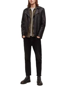 Mens Leather <b>Biker</b> <b>Jacket</b> - Product Image 2