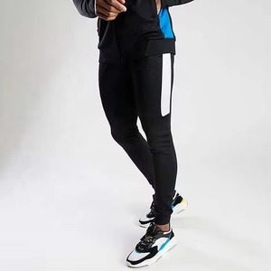 ชุดวอร์มแบบซับลิเมชั่นออกแบบเองได้ ขายดี เสื้อแจ็คเก็ตและกางเกงวอร์มผู้ชายทรงลำลอง ผ้าโพลีเอสเตอร์หนานุ่ม ซิปเต็มตัว ทรงปกติ - Product Image 5