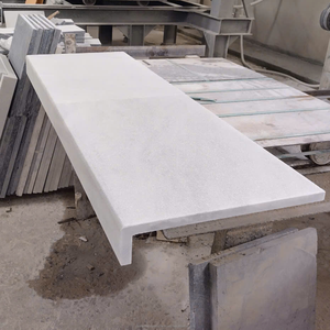 プールブルノーズタイルパティオプールや庭の池エッジタイル自然大理石周りスイミングプール対処タイル - Product Image 1