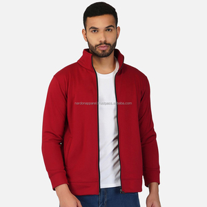 Nardon Apparel OEM personnalisé hommes et femmes en plein air urbain décontracté zippé à capuche hybride polyester polaire tricoté veste - Product Image 2