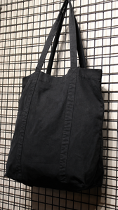 <b>Black</b> Cotton Canvas Tote <b>Bag</b> Reusable Shopping Carry <b>Bag</b> Custom Logo Grocery Travel Shoulder <b>Bag</b> Eco friendly <b>bag</b> - Product Image 5