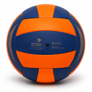 Ballon de volley-ball taille 5 en cuir PU microfibre cousu à la machine, 18 panneaux, logo personnalisé, toucher doux, pour entraînement et match en salle, fabrication OEM - Product Image 3
