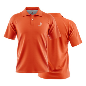 Custom Printed Knitted Short Sleeve Anti-Wrinkle Casual Men's Polo Shirts Front Logo High Quality Polyester/Cotton <b>Coaches</b> Shirt - Product Image 4