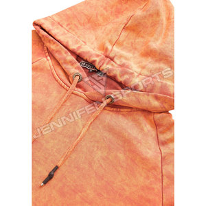 Luxury <b>Orange</b> Tie-Dye <b>Men's</b> <b>Hoodies</b> Cotton Classic Casual Pullover Striped Hoodie Coat Heavyweight Hoodie - Product Image 4