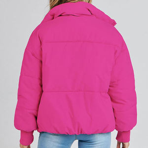 Prix d'usine OEM – Manteau matelassé chauffant personnalisé pour femme, écologique, avec doublure en nylon, imperméable et respirant, style décontracté - Product Image 3