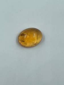 ซิทรีน หินธรรมชาติชนิดกึ่งมีค่า สีน้ำผึ้ง รูปไข่ โปร่งใส สร้อยคอเปลือกหอย จี้แต่งงานสุดอินเทรนด์ - Product Image 2