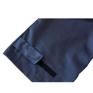 Combinaison de travail réfléchissante bleu foncé pour homme, en coton, uniforme de sécurité avec bandes réfléchissantes pour usage industriel - Product Image 5
