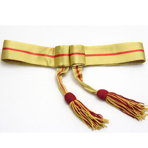 เข็มขัดคาดเอวหลากสีพร้อมพู่ห้อย – เข็มขัดประดับชุดพิธีการสำหรับงานพาเหรดและชุดทางการ - Product Image 4