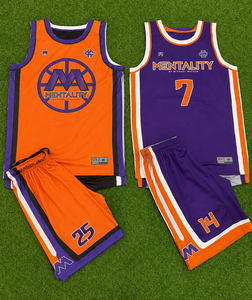 Tenues d'équipe de basketball personnalisées en gros – Ensembles maillot et short 100 % polyester, imprimés par sublimation, respirants et à séchage rapide pour le sport - Product Image 3