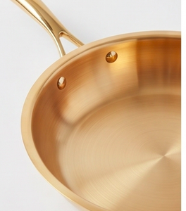 Modern Copper Sauce <b>Pan</b> With Lid Handmade Vintage Style Metal <b>Pot</b> For Kitchen Use Gas Use <b>And</b> Induction Cooker - Product Image 4
