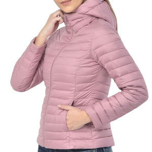 Veste matelassée à capuche pour femme, vêtements d'extérieur, coupe-vent, chaude, pour l'hiver - Product Image 4