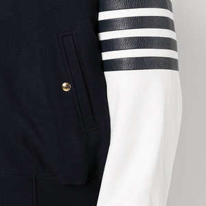 Chaqueta Varsity de Invierno Transpirable 2026, Superventas, con Logotipo Personalizado, Tallas Grandes, Unisex, de Secado Rápido, Resistente al Viento, con Forro de Algodón y Tela de Lona - Product Image 4