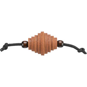 Arbre à chat et grattoir CityStyle 13 cm avec ballon de rugby sur une corde en feutre/bois - Product Image 1