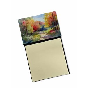 New North Carolina Dogwood Watercolor Self-Sticky Note Pads Dispenser Memo Pads Card Note Holder <b>Accessory</b> <b>for</b> <b>Desks</b> Blank <b>Desk</b> - Product Image 1