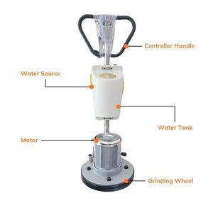 Electric New Heavy Duty 17 Inch Floor Polisher 2.5HP High Power Grinding Machine with <b>Iron</b> <b>Plate</b> and Weight for Leveling - Product Image 3