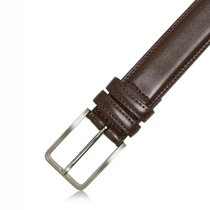 Cinturones de Cuero Genuino de Piel de Vaca con Hebilla de Acero, Cinturón de Cuero de Moda, Duradero y a Bajo Precio para Oficina y Vestir, para Hombre - Product Image 3