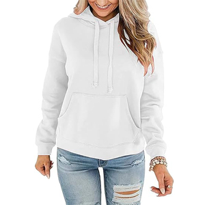 Conjunto de Sudadera con Capucha para Mujer, a la Moda, con Estampado Gráfico, de Algodón Grueso, Estilo Urbano, con Bordado Largo y Cremallera - Product Image 2
