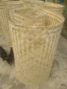 Cinta de Bambú con Diseño de Tiras Tejidas Detalladas, Diseñada para Paneles de Muebles, Insertos de Puertas de Gabinetes, Proyectos de Decoración de Interiores - Product Image 4