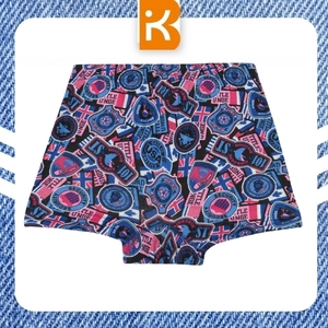 Boxers imprimés en coton pour garçons, sous-vêtements doux et respectueux de la peau, respirants, légers, coupe flexible, confortables, à porter au quotidien pour les enfants - Product Image 2