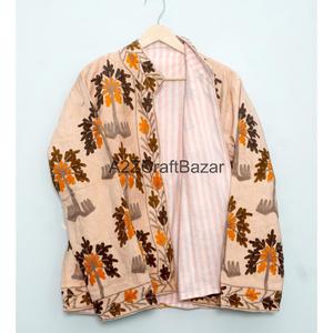 Veste Festivals Cotrise brodée à la main, style bohème, vintage, décontractée, respirante, doublure en coton écologique, pour les vacances - Product Image 1