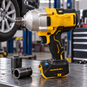 Llave de Impacto Inalámbrica de 2000N.m y 1 Pulgada, Herramienta Duradera para Reparación de Automóviles, Batería de Litio de 20V, Llave de Impacto para Trabajos de Construcción Industrial - Product Image 1