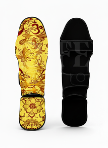 Protections de tibia pour boxe, arts martiaux, entraînement MMA, Muay Thai, Kickboxing, avec design imprimé sur toute la surface, logo personnalisé, design protecteur - Product Image 5