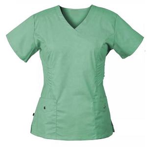 Uniformes Médicos para Doctoras y Enfermeras, Tallas Grandes, 100% Algodón Twill, Color Personalizado, Uso Hospitalario, Tela Elástica sin Costuras - Product Image 2