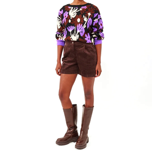 Women's Mid Waist Summer Shorts Comfortable & Breathable Sports Hot Shorts With Embroidered Pattern Wholesale Price - Product Image 2