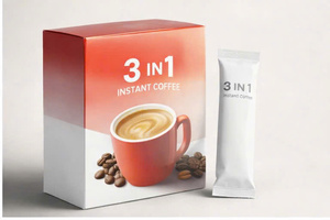 Café instantáneo 3 en 1 al por mayor OEM, sabor cremoso y rico, empaque con logotipo personalizado, sobres de café, fabricante directo - Product Image 3