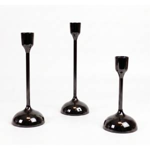 Juego de 3 Portavelas de Acero Inoxidable Hechos a Mano, Modernos, para Velas Cónicas, Decoración del Hogar, Colección de Bodas - Product Image 5