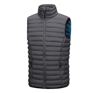Customized Logo Polyester <b>Light</b> Weight Warm Coat Sleeveless Vest <b>Puffer</b> Men's Winter <b>Jacket</b> High Quality Gillet Waistcoats - Product Image 3
