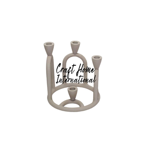 Porte-bougie de style nordique, minimaliste scandinave, décoration de table moderne, centre de table pour les tables de mariage - Product Image 4