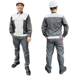 ชุดทำงานผู้ชายคุณภาพสูง แห้งเร็ว น้ำหนักเบา ผ้าฝ้าย ระบายอากาศดี มองเห็นได้ชัดเจน เหมาะสำหรับงานอุตสาหกรรม - Product Image 1