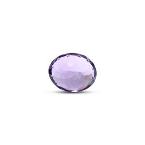 Loose Amethyst Gemstone 8.7 Carat Faceted Heart Oval Emerald Pear Cut for Fine Jewelry - Product Image 2