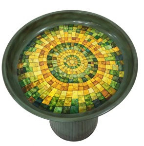 Garden Bird <b>Bath</b> Metal Pedestal Bird <b>Bath</b> Decorative Outdoor Yard Ornament New Garden Bird <b>Bath</b> - Product Image 6
