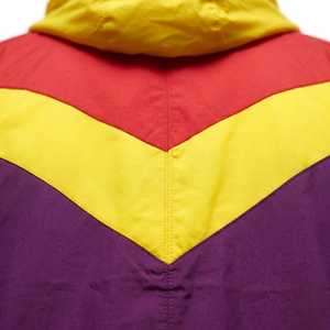 Mens Retro Color Block Hooded Windbreaker <b>Jacket</b> <b>Lightweight</b> Full Zip Streetwear Outdoor <b>Running</b> Sports <b>Jacket</b> - Product Image 3
