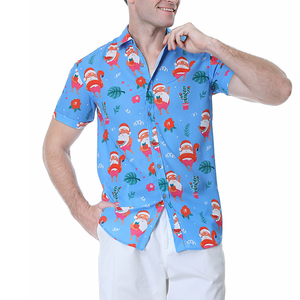 เสื้อชายหาดพิมพ์ลายโลโก้ตามสั่ง เสื้อฤดูร้อนสไตล์ทรอปิคอล ผู้ผลิตเสื้อสำหรับวันหยุดพักผ่อน จำหน่ายจำนวนมาก - Product Image 6