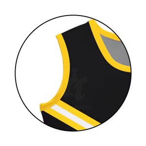 Robe de cheerleading athlétique sans manches, tissu flexible pour mouvements actifs et routines d'équipe - Product Image 5