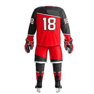 100% Polyester Customized Camouflage Ice Hockey Uniforms Anti-Bacterial Quick Dry Factory Made Sublimation Printed Sports Wear - Product Image 5