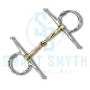บิตม้าแบบฟูลชีค ทำจากทองแดงและสแตนเลสอย่างดี สำหรับขี่ม้าและฝึกม้า - Product Image 6