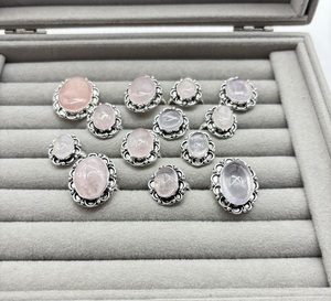 Natural Rose Quartz <b>Ring</b> Handmade Gemstone <b>Ring</b> Trendy Designer Luxury Quartz <b>Ring</b> Statement Gemstone <b>Ring</b> - Product Image 5