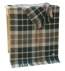 SCOTCH DESIGN ALPACA WOOL <b>BLANKET</b> - Product Image 1
