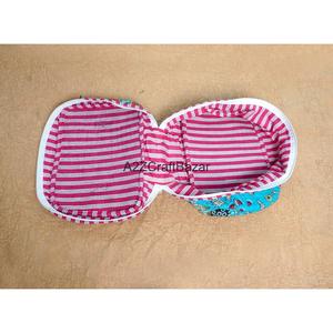 Juego de Bolsas de Maquillaje Life Cotton, Acolchadas, Casuales, con Estampado de Pantalla, de 3 Piezas, con Cierre, Diseño de Latido de Corazón, Color Amarillo, para Mujer - Product Image 5