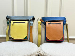 Nouveau sac de taille en cuir recyclé fait main occidental avec ceinture réglable Unique Vintage élégant sac banane hanche sacs de taille réglables - Product Image 3