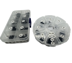 Extensiones de Pestañas Coreanas PBT Negro Mate de Alta Calidad, en Caja, 500/1000 Unidades, 3D-14D, Base Puntiaguda, Longitud Mixta - Product Image 4