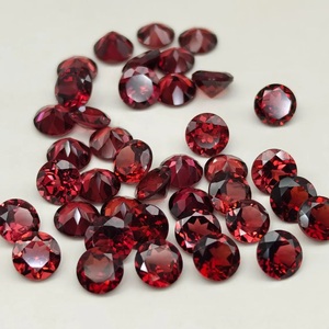 Pierre précieuse grenat de qualité supérieure, taille brillant ronde, pierre naturelle à facettes, grenat du Mozambique pour la vente en gros de bijoux - Product Image 6