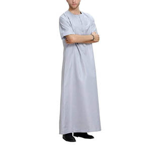 Túnica Islámica de Algodón para Hombre, Diseño Saudí, Thobe Largo, Ropa Musulmana, Thobe OEM, Thobe/Thawb Árabe Islámico - Product Image 3