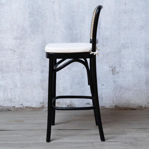 Chaise haute en teck robuste et minimaliste pour usage commercial, meubles d'extérieur et de chambre, fabriquée en Indonésie - Product Image 2